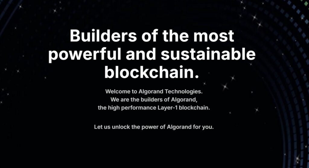 blockchain algorand