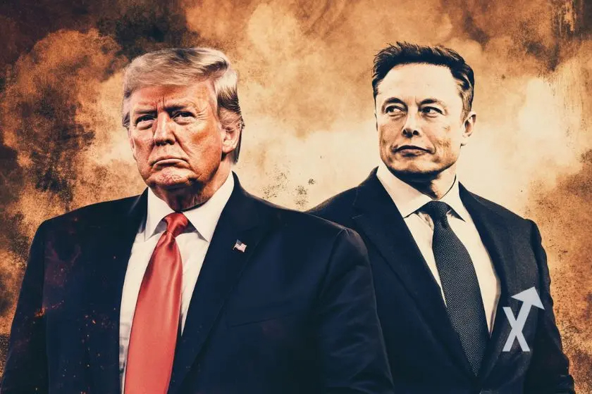 musk vs trump cripto