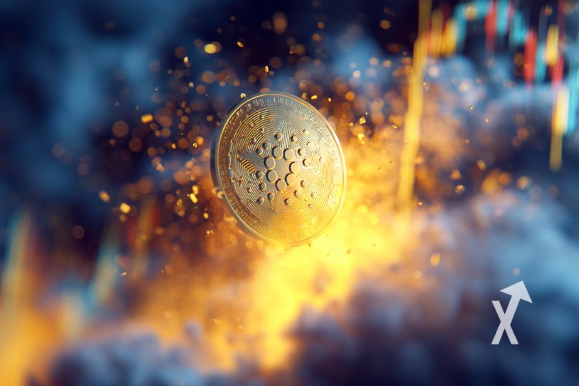 Portada de tarjeta Cardano ADA.