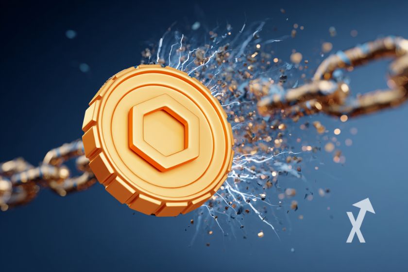 Cubierta para enlace de cadena.