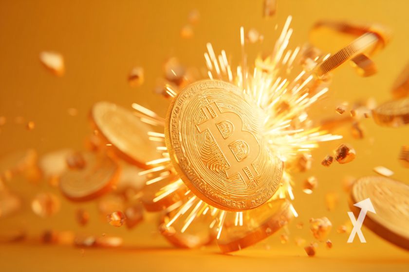 Portada Bitcoin BTC: moneda digital líder.