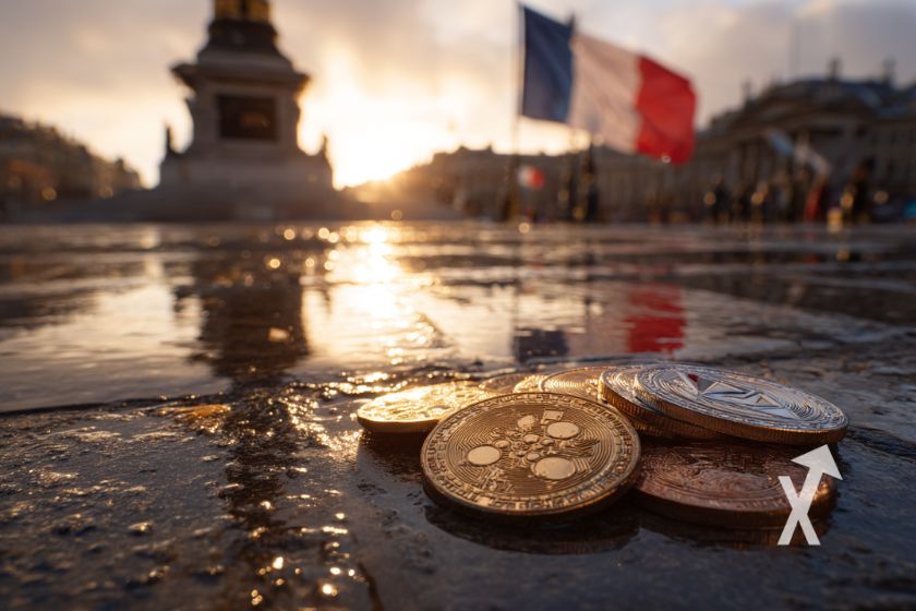 "Portada criptomonedas AMF Francia ETH"
