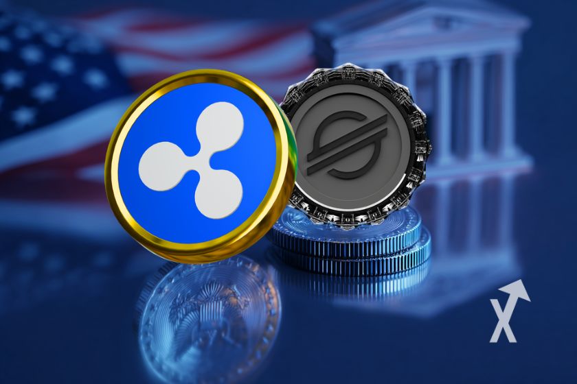 cubierta de criptomonedas xlm xrp