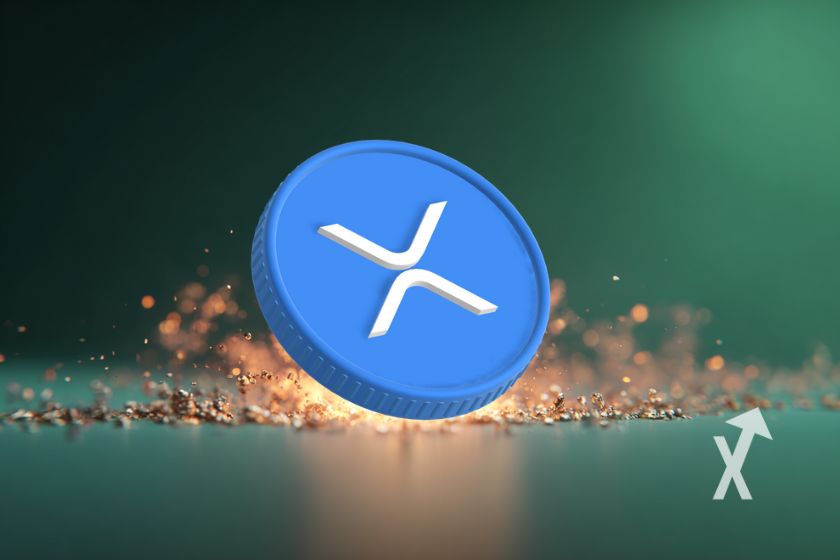 "Cubierta de XRP, criptomoneda destacada"