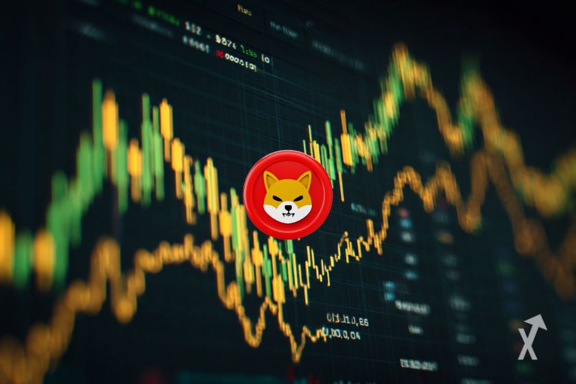 El token Shiba Inu, criptomoneda popular.