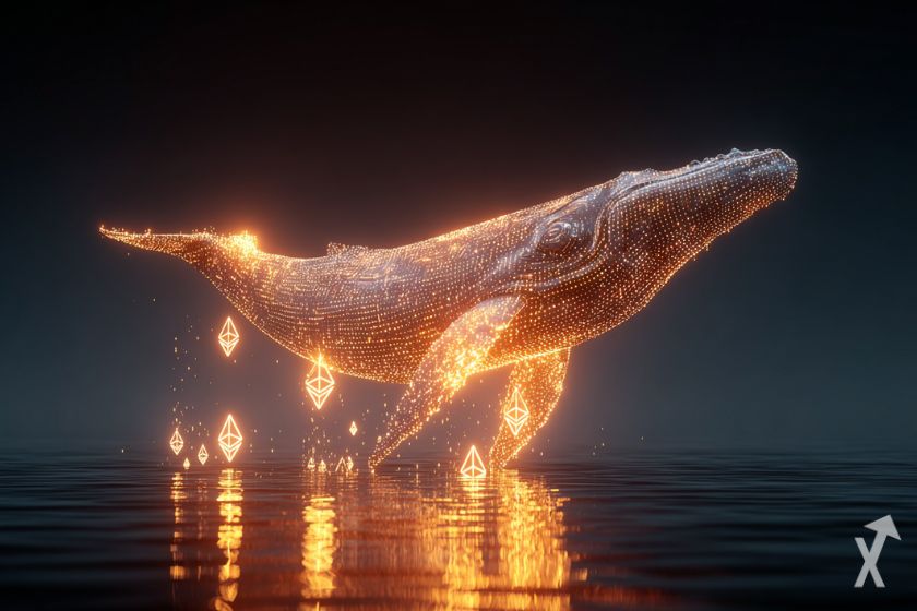 Ballena 90 000 ETH: gran inversión.