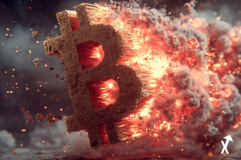 "Bitcoin en riesgo de baja"