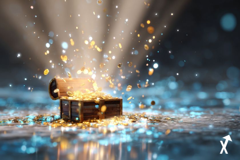 Recompensas cripto por retener en airdrop.