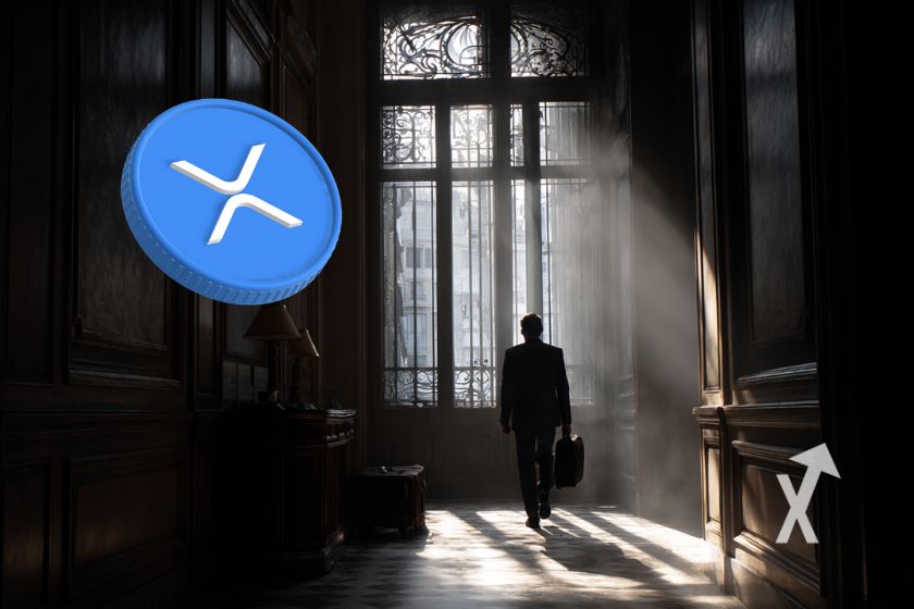 cubierta de xrp rizada criptomoneda moderna