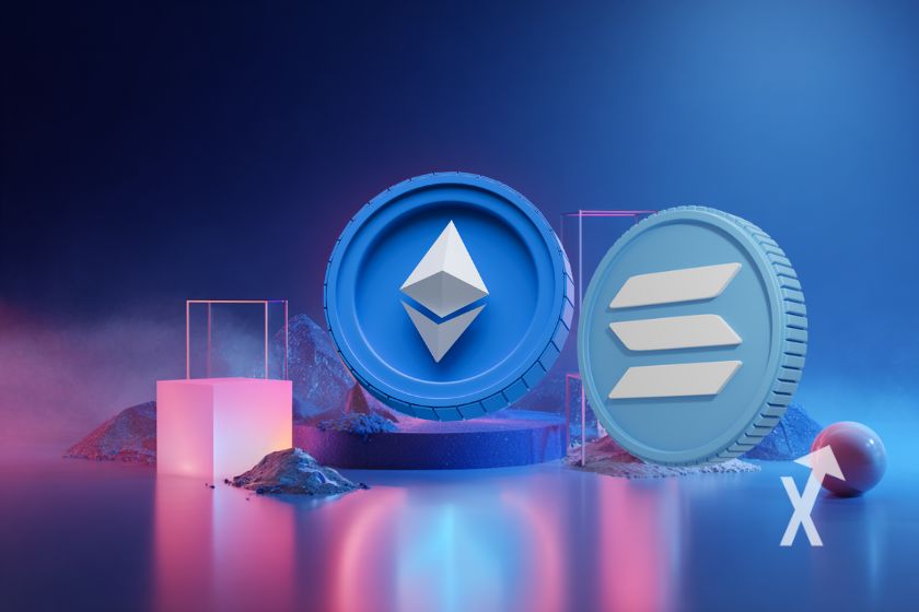 Cubierta ETH Sol Solana Ethereum - Innovador.