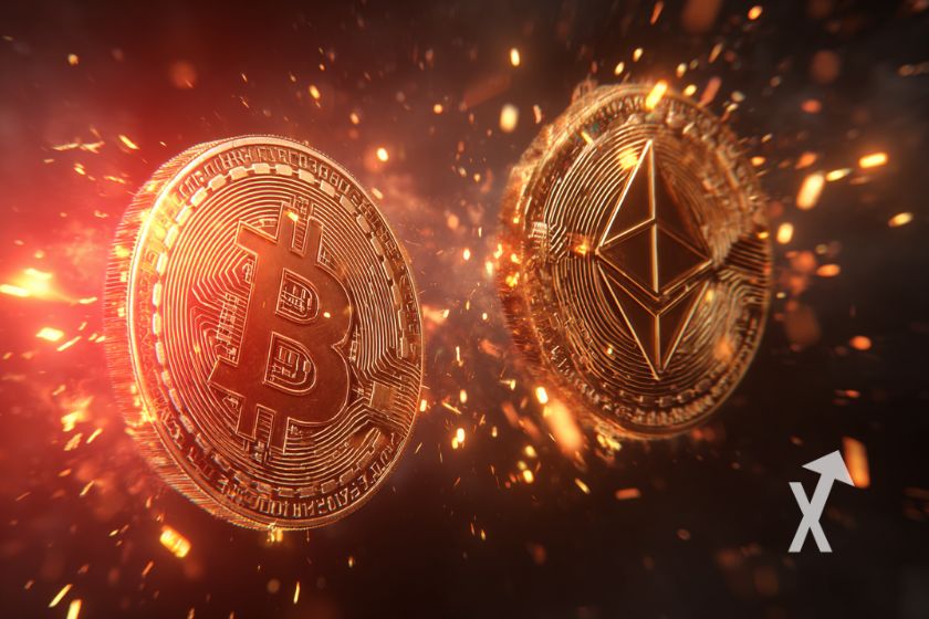 Cubierta mercado cripto bitcoin.