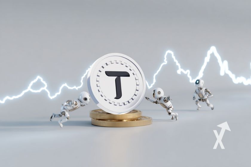 Criptoarte del TAO Bittensor. Robots blancos.