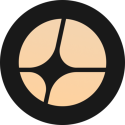 El logo de Aster redondeado con un contorno negro