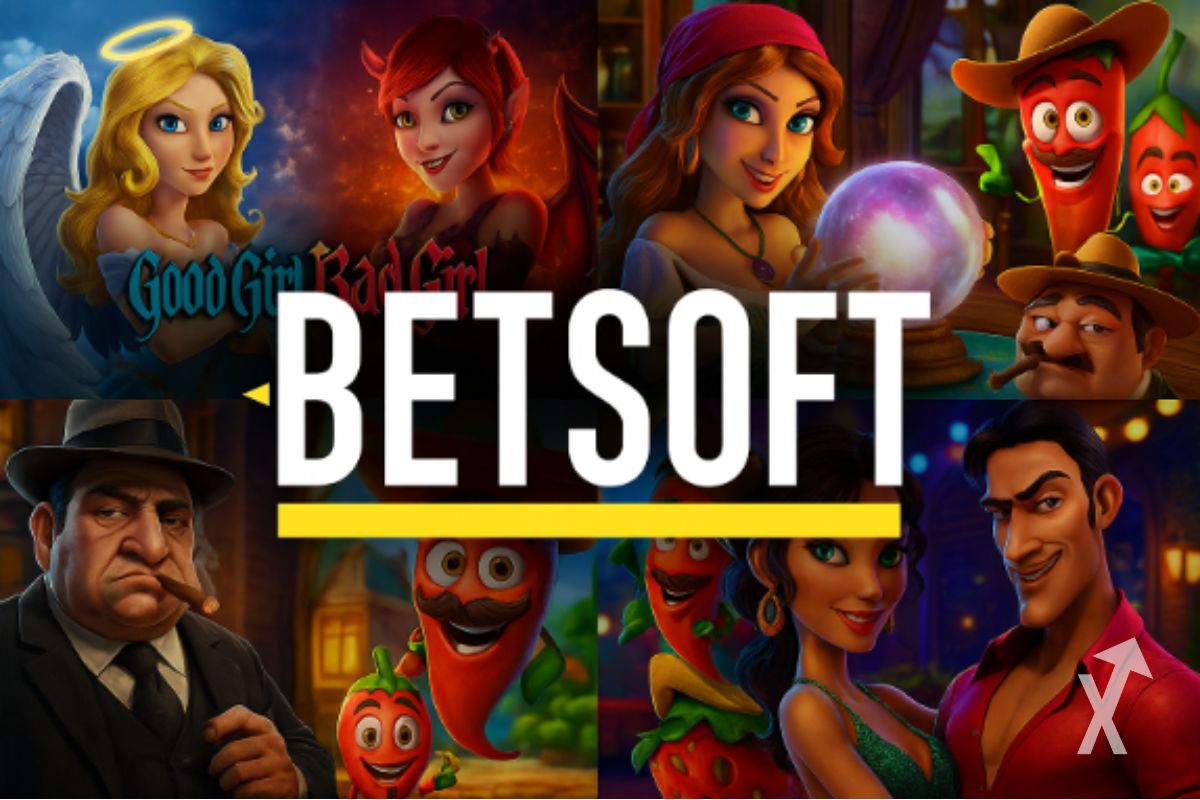 Cubierta de casino con varios personajes de los juegos del software Betsoft.