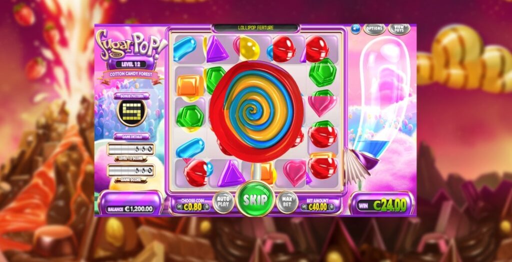 sugar pop juego betsoft