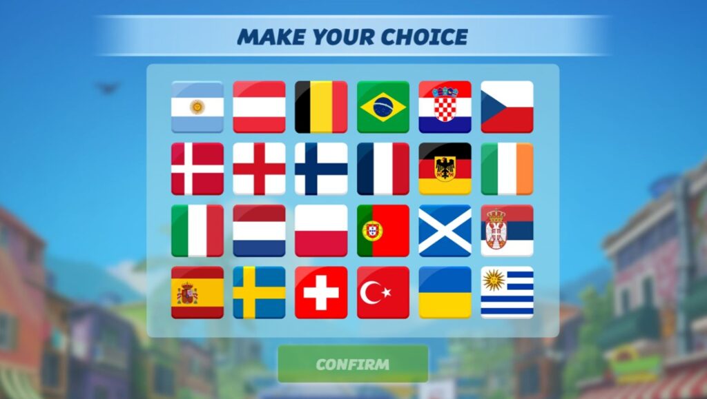 caputra de pantalla de países en penalty shoot out street