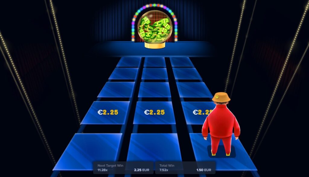 captura de pantalla minijuego squid game avanzar