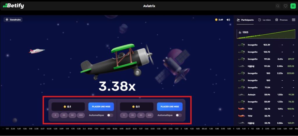 Cómo se desarrolla una partida de Aviatrix
