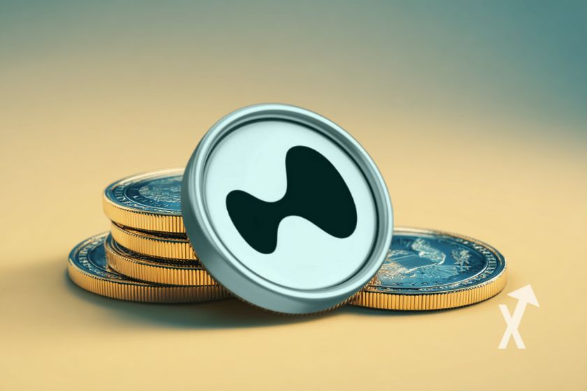 Foto de altas criptomonedas en tokens.