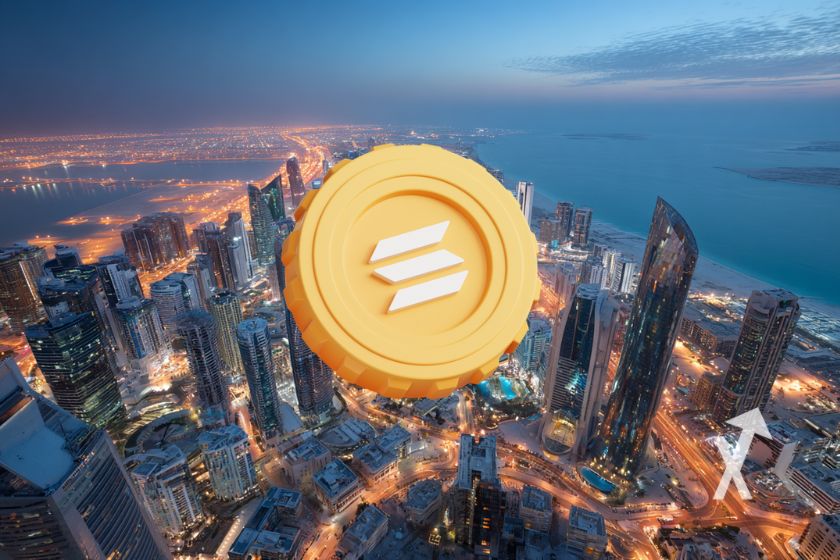 Moneda Solana en Abu Dhabi.