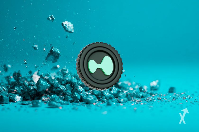 "Token gris de Hyperliquid en dispersión"