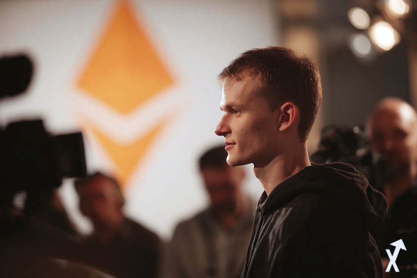 Vitalik Buterin en conferencia Ethereum.
