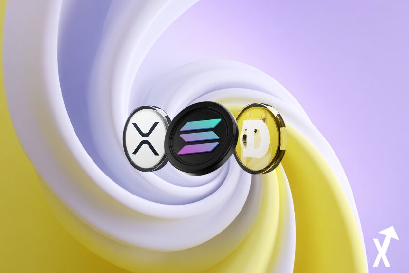Criptos XRP, Doge, Solana en espiral.