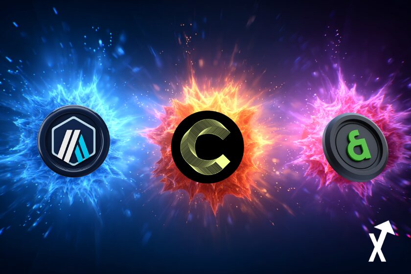 arb cc coin et kaia coins sur fond explosif 3 impacts color&eacute;s cryptos