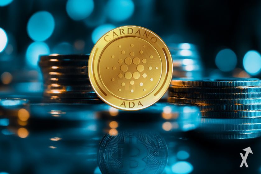 Moeda ADA da blockchain Cardano.