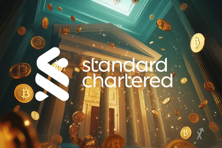 Criptomoeda Standard Chartered na Europa.