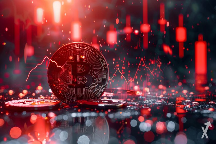 Criptomoedas são impactadas por queda.