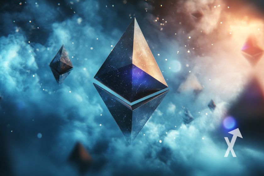 Ethereum ETH 4000 em destaque.