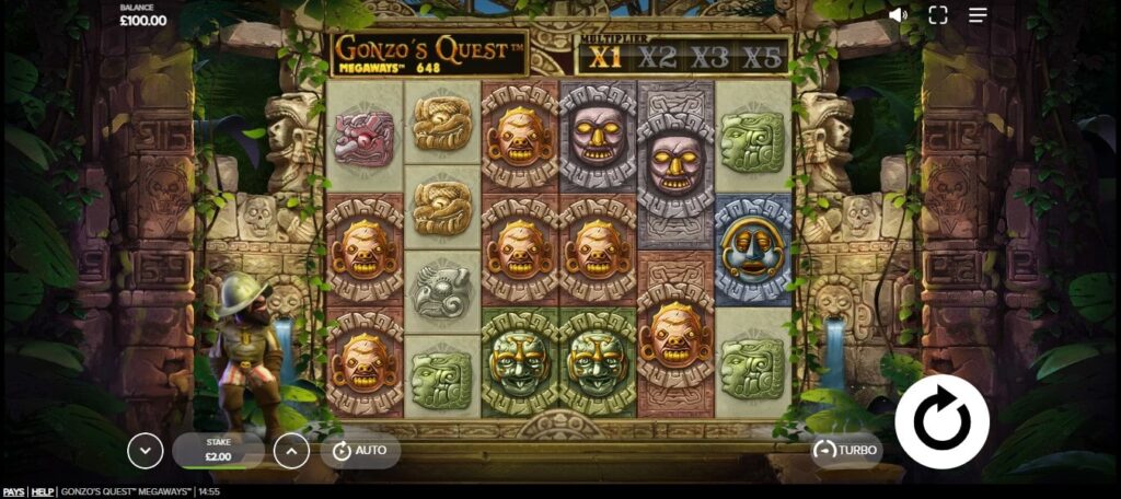 Gonzo Quest Megaways jogo red tiger