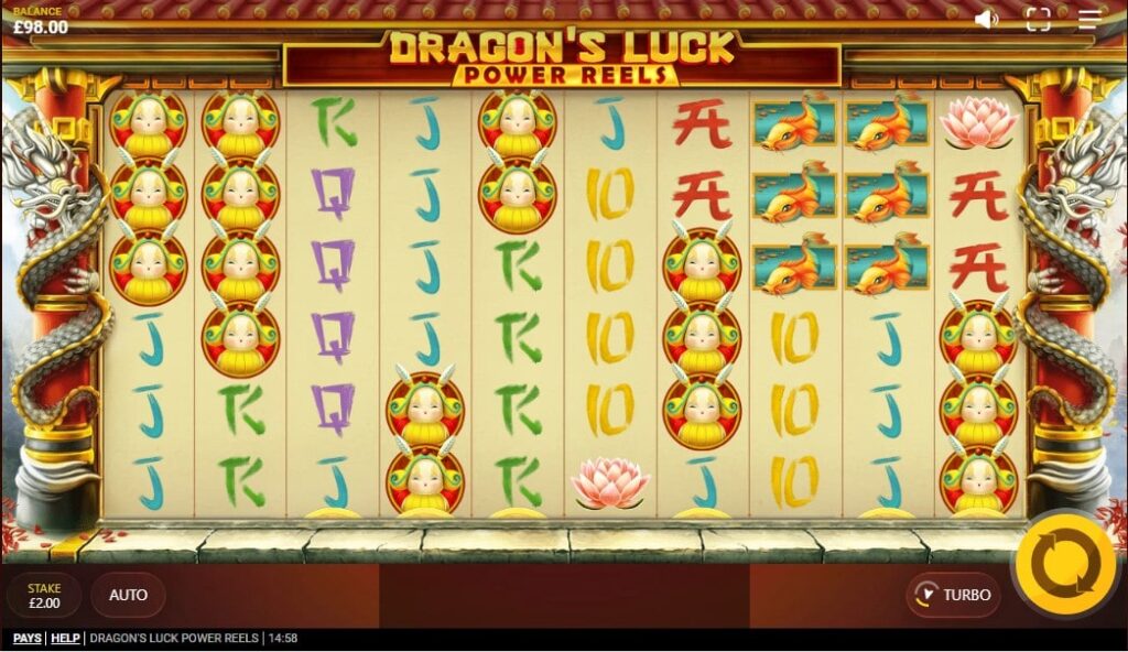 Dragons luck power jogo Red Tiger