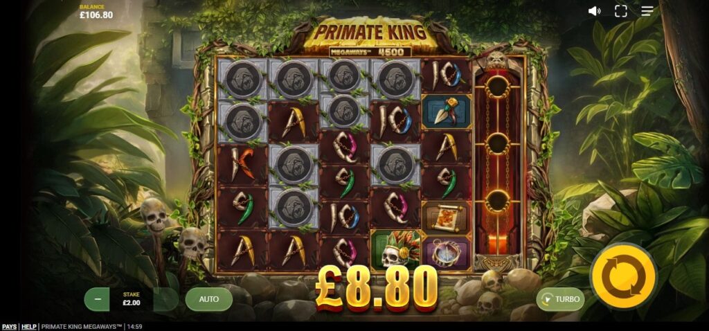 Primate King jogo Red Tiger