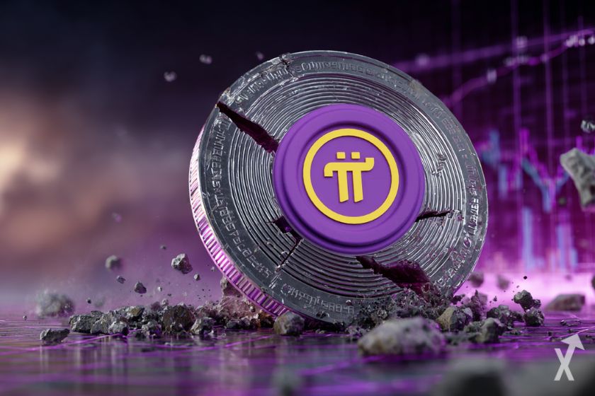 Preço do Pi Network cai.