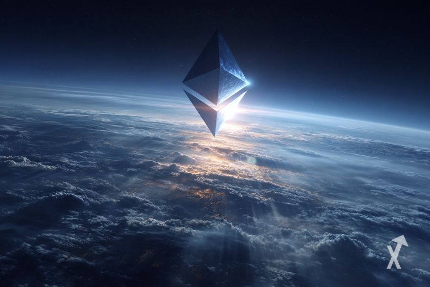 Ethereum no espaço: imagem cósmica.
