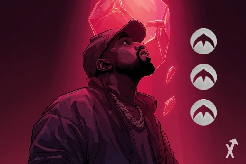 Moeda YZY do Kanye West.