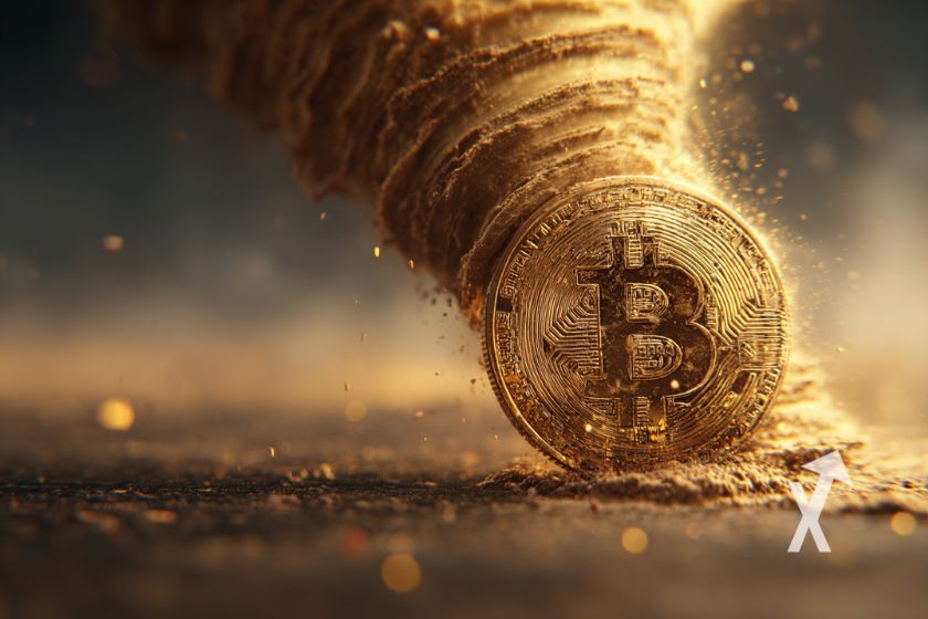 Bitcoin: Imagem de alta volatilidade financeira