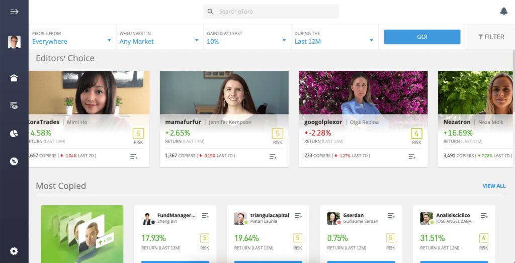Copy Trading eToro