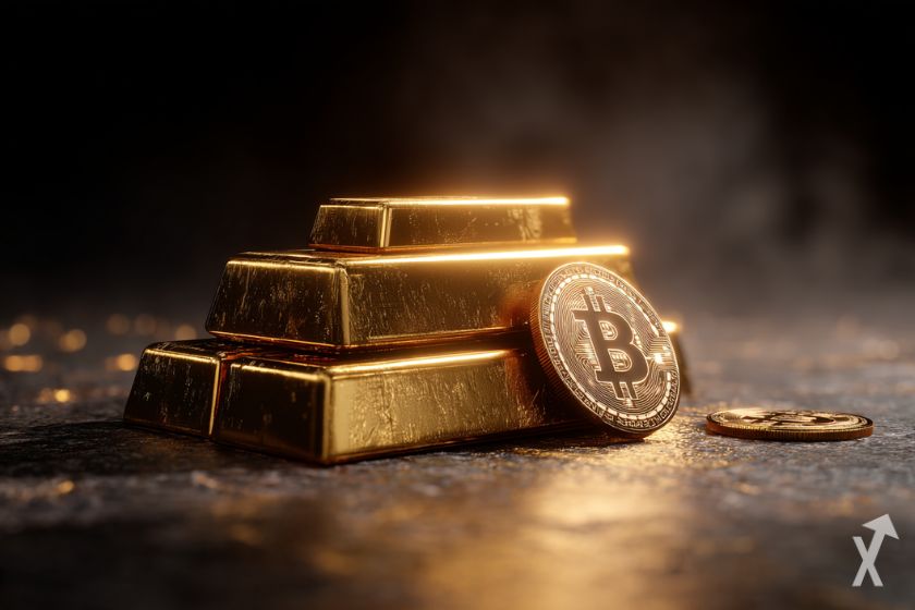 Moeda digital ou criptomoeda.