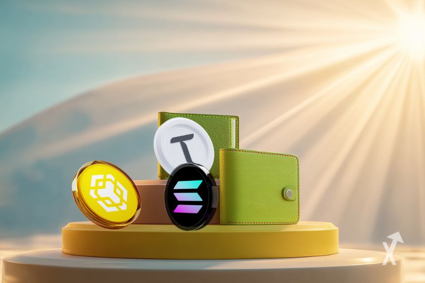 Três tokens de altcoins em destaque.