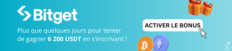 Inscreva-se no Bitget e ganhe 6.200 USDT