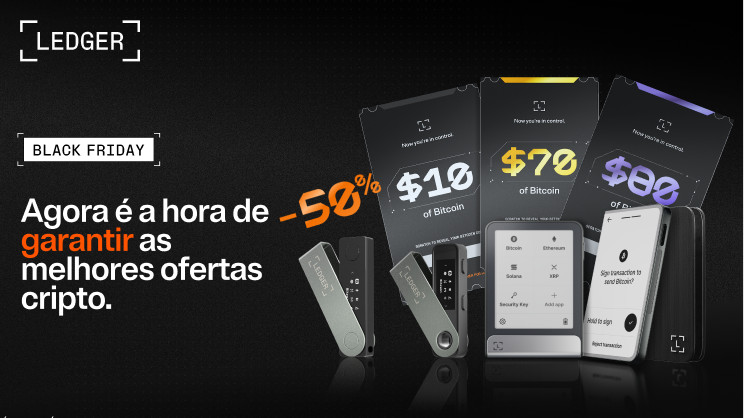 A coleção de chaves ledger sobre fundo preto para uma oferta especial da Black Friday