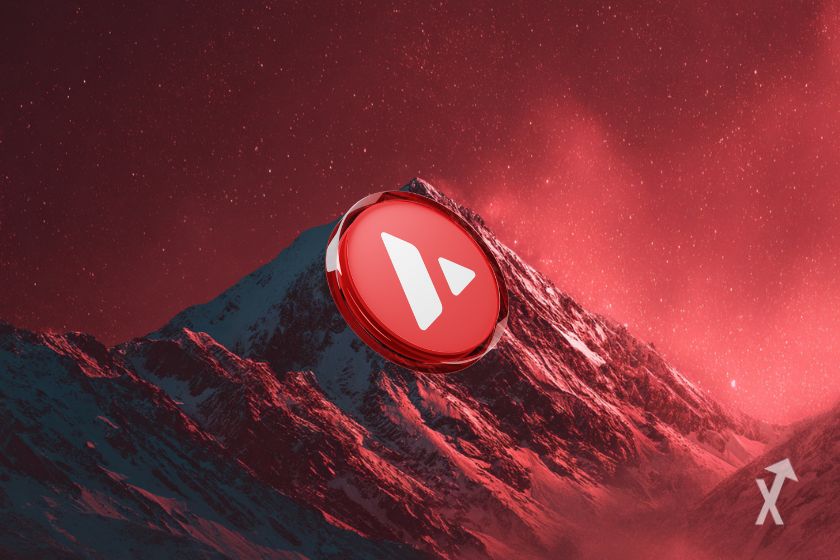 O token vermelho de AVAX.