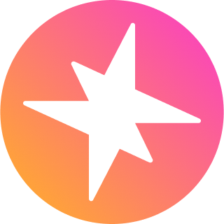 Token do Spark protocol rosa e laranja sobre fundo branco