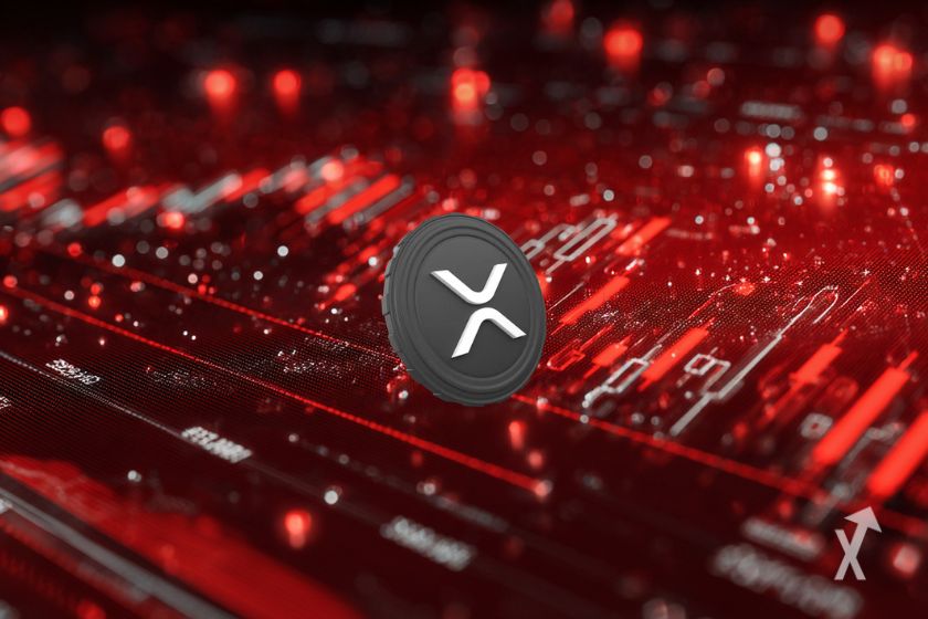 O token XRP num gráfico.