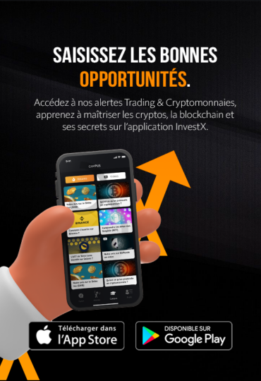 bannière app mobile investx