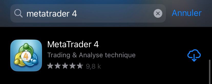 metatrader 4 app store