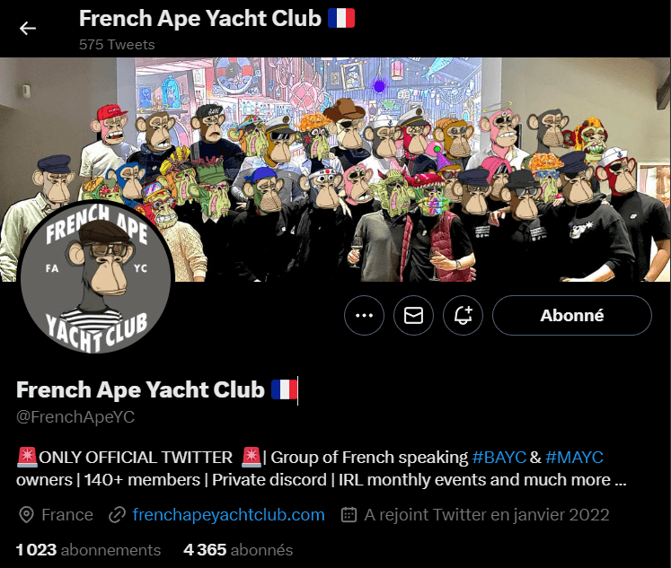 french ape yacht club